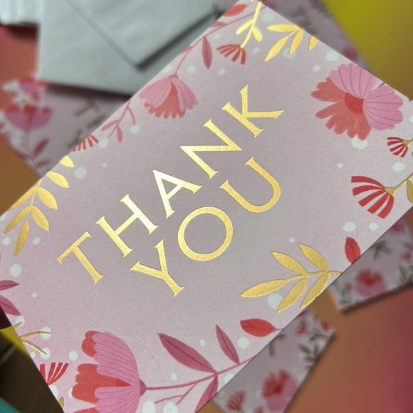 🆕 NEW 26 pcs Thank You Cards with Envelopes 3.75"x5.25" In. - Picture 2 of 6